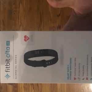 LIMITED EDITION fitbit ALTA hr all black gunmetal